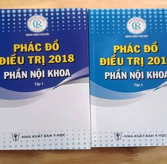 PHÁC ĐỒ ĐIỀU TRỊ NỘI KHOA  2018 ( tác giả bệnh viện chợ rẫy TP.HCM